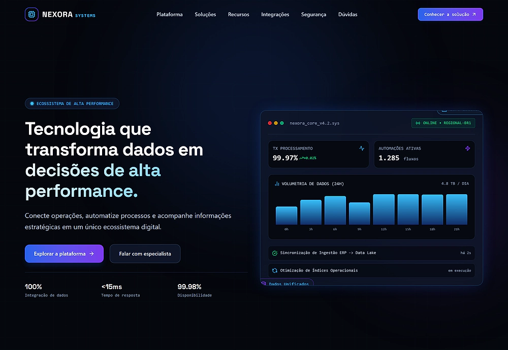 Preview do modelo Vertex